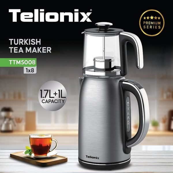 چای ساز روهمی TELIONIX مدل 5008